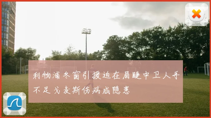 利物浦冬窗引援迫在眉睫中卫人手不足戈麦斯伤病成隐患